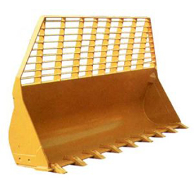 Buckets for waste material handling