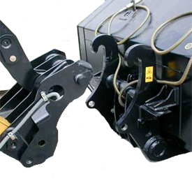 Quick hitches and attachments for CATERPILLAR